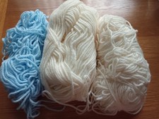 Aran knitting wool, leftovers