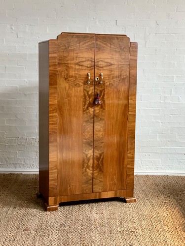 Art deco tallboy wardrobe - art,