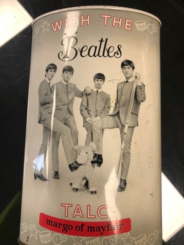 The beatles metal talc tin - the,
