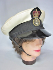Royal Navy Officers Cap by Compton Webb Size 57 or 7 1/2 Very Good Condition