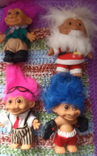 Vintage troll dolls - 3, russ