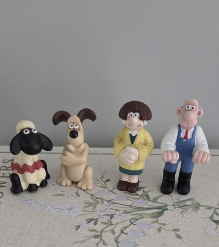 Wallace gromit figurine set - wallace,