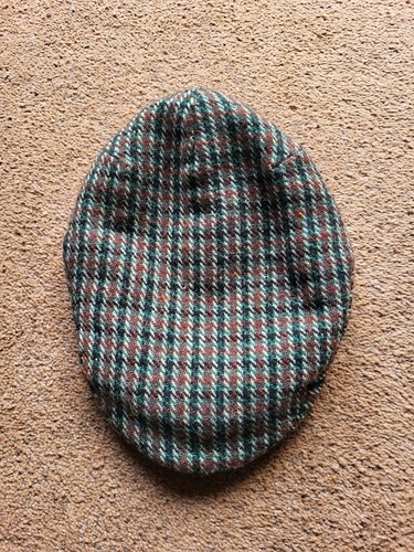 Vintage barbour tweed flat - vintage, cap