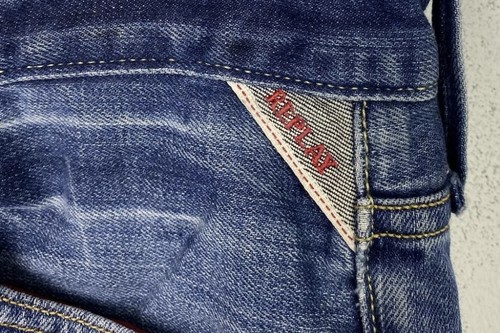 Replay blue straight leg jeans - replay,