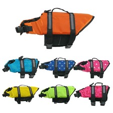 Summer Dog Life Jacket Adjustable Safety Vest for Dogs – Buoyancy Swimwear