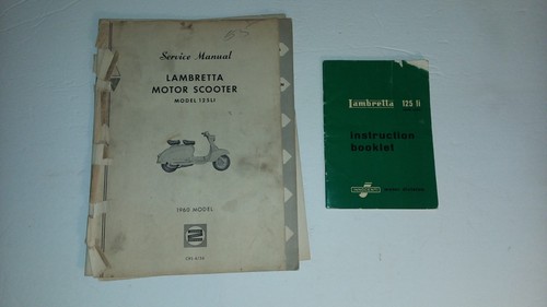 Lambretta 125 1960 service - lambretta,