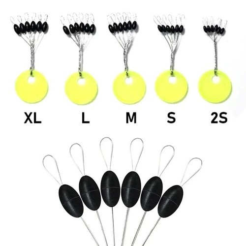 60pcs rubber float stops space - float,