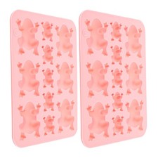 2 Pcs Frog Shape Silicone Mold