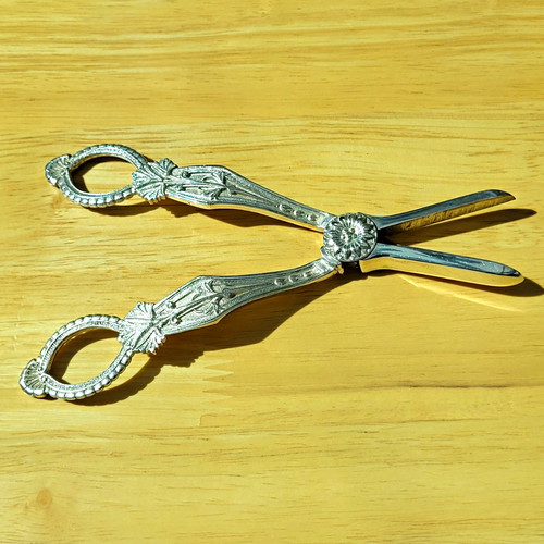 Vintage silver plated grape - silver,