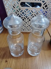 RARE VINTAGE DARTINGTON CRYSTAL GLASS OIL OR VINEGAR BOTTLE DECANTER ENGLAND