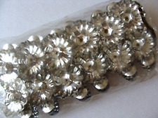 Vintage CHRISTMAS Tree 12 CLIP ON Candle HOLDER Silver Rotating UNUSED Set (2b)