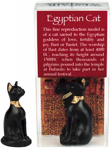Mini egyptian seated cat - mini,