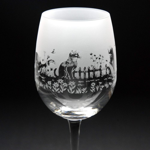 Meadow cats crystal wine - meadow,