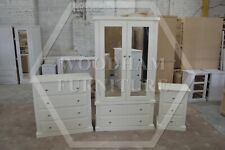 HANDMADE AYLESBURY 3 PIECE BEDROM SET IN IVORY (NOT FLATPACKED)
