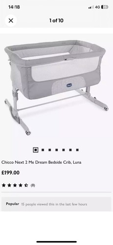 Chicco next2me bed - chicco, great