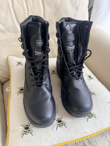 Black all leather patrol - all,