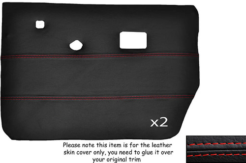 Red stitch rear full - 2x, door