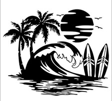 Camper Van Sticker Large