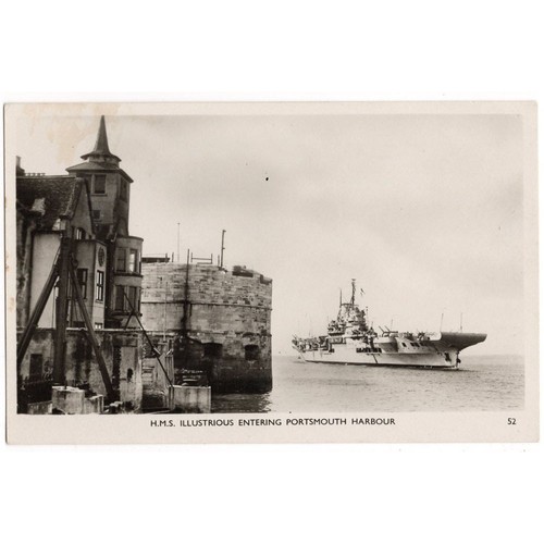Hms illustrious entering - hms,
