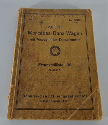 Parts catalogue mercedes - catalogue, mercedes-benz