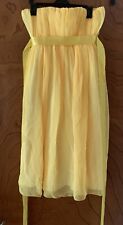  Baylis and Knight yellow corset Dress size 8 - with ribbons
