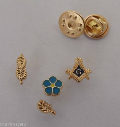 Masonic lapel pin square - pin, &