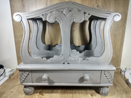 Vintage wooden canterbury - vintage,