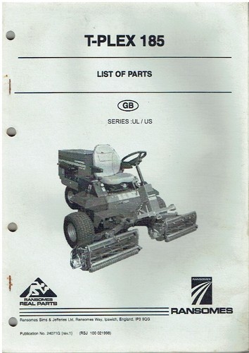 Ransomes plex us - ransomes,