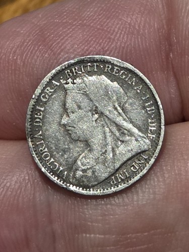 1894 british threepence - british,