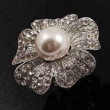 Oversized Diamante Simulated