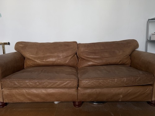 Harrods leather sofa light - harrods,
