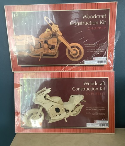 Woodcraft motorbike wooden - woodcraft,