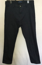 Mens Cotton Traders Urban Blue Heavy Cotton/Elastane Soft Touch Trousers 32W TR3