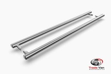 Ford Transit Custom LWB Side Protection Bars Stainless Steel Tube B1 2012-23
