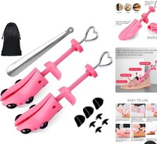 Shoe Stretcher with Bunion Plugs and Heightening Pads - Unisex Comfort Tool