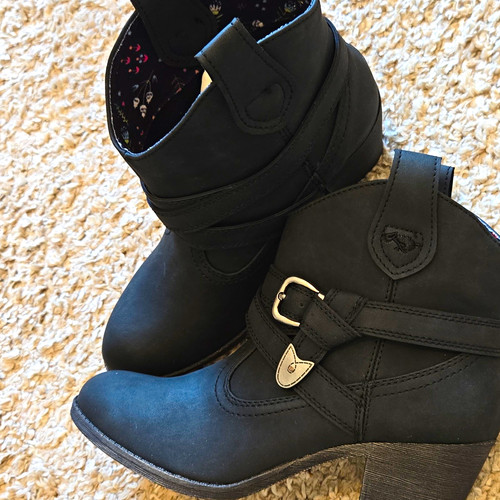 Rocket dog black ankle - black,