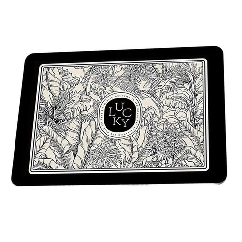 Absorbent flower kitchen mat - flower,