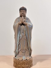 Vintage Wanjian Mudman Amitabha Buddha Statue - Ceramic Figurine