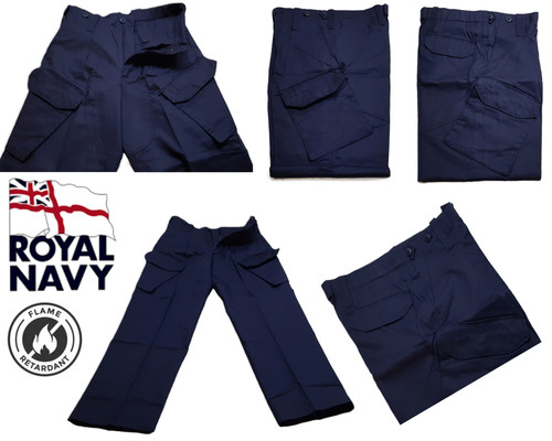 Navy combat trousers - navy,
