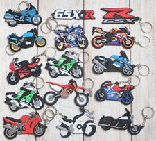 Motorbike Keyring NEW UK Seller Rubber Key Ring Moto Gp Motogp Bike