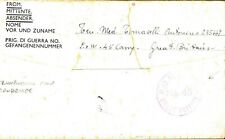 GB ITALY WW2 POW MAIL *Trumpington Camp* Oxford POW Camp No.45 MA807