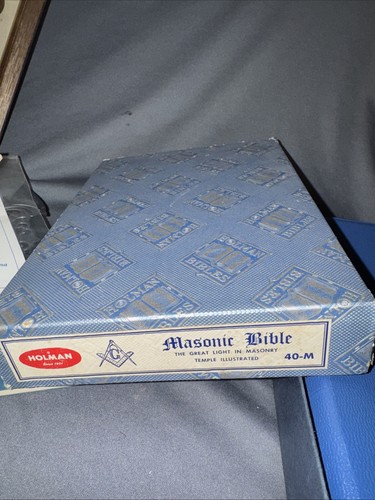 Vintage masonic bible original - vintage,