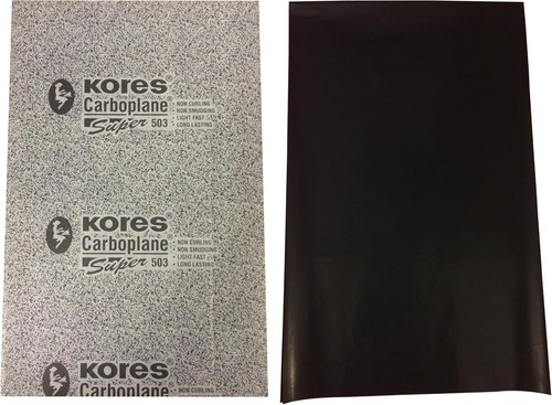 Black carbon paper sheet - paper,