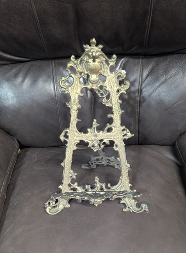 Vtg ornate antique brass - ornate,