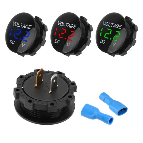 Led digital voltmeter panel - led,