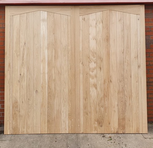 Oak top wooden - garage, doors