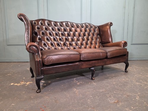 Seater queen anne brown - seater,