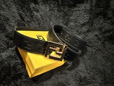 black fendi belt Gold