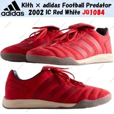 Kith × adidas Football Predator 2002 IC Red White JQ1084 Men's Size