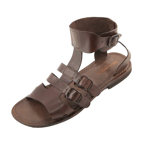 Sandals with leather - with, sole